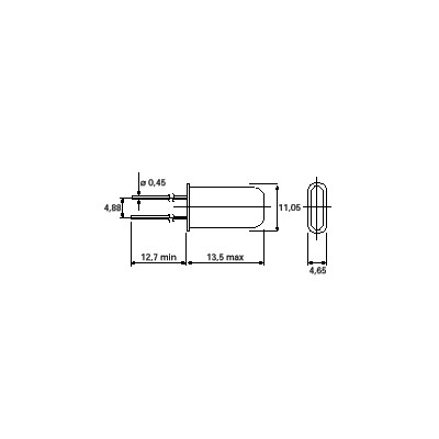 CRISTAL CUARZO CAPSULA HC-49/U