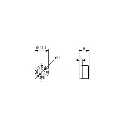 AISLANTES PARA HEMBRILLA NIQUELADA HB 107 PASO 4 mm