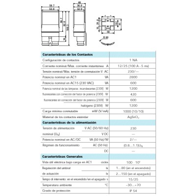 FINDER INTERRUPTORES CREPUSCULARES