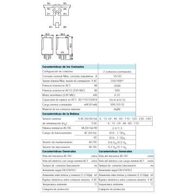 FINDER RELES INDUSTRIALES 10A SERIE 60.12