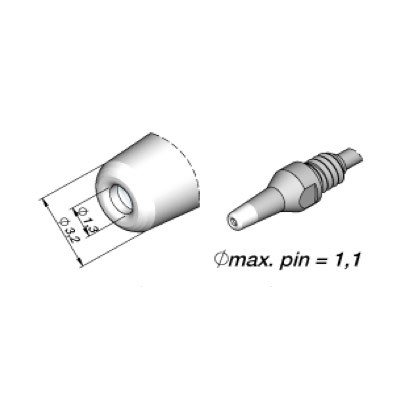 JBC PUNTAS DESOLDADORAS PARA DESOLDADOR DR 5600 