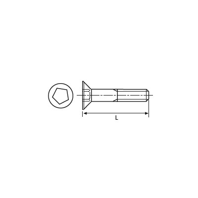 TORNILLOS ALLEN, 100 ud