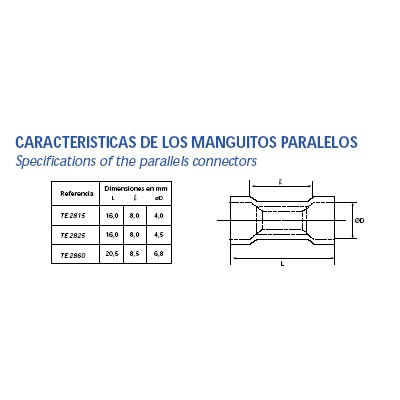 MANGUITO PARALELO, 5 ud