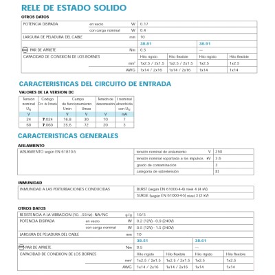 FINDER INTERFACE MODULAR CON RELE