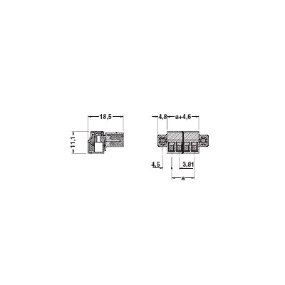 PHOENIX Conector enchufable para placa de circuito impreso