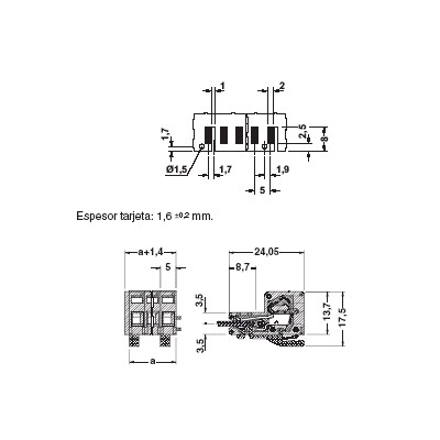 PHOENIX CONECTOR ENCHUFABLE DE CONTACTO DIRECTO ZEC 1,5/...-ST-5,0