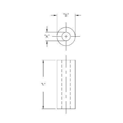 RICHCO CIRCUIT BOARD HARDWARE SSROUND PLASTIC SPACERS