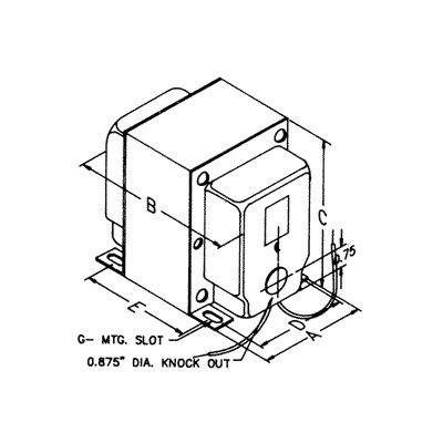 HAMMOND ENCLOSED
D.C. FILTER CHOKES