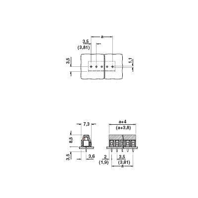 PHOENIX MINI-BLOQUES DE BORNES MULTIPOLARES PARA TARJETA MKDS 1