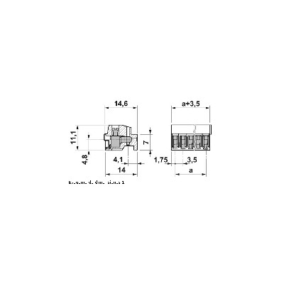 PHOENIX BORNE PARA TARJETA VERTICAL PT 1,5/...-PVH-...