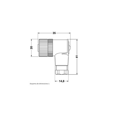 PHOENIX CONECTOR MACHO PARA SENSORES/ACTUADORES SACC