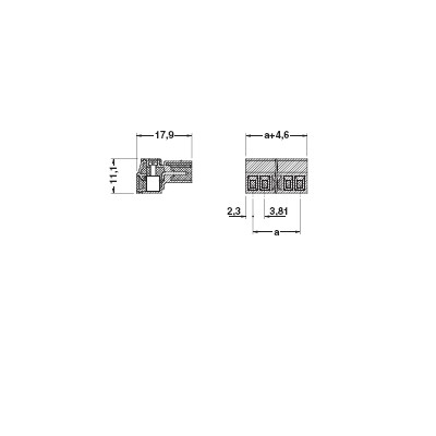 PHOENIX Conector enchufable para placa de circuito impreso