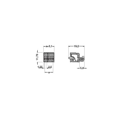 PHOENIX Conector enchufable para placa de circuito impreso