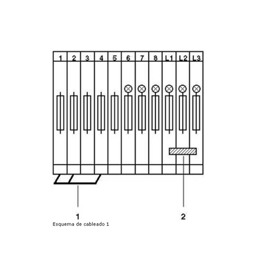 PHOENIX BORNES PARA FUSIBLE UK CON BRAZO DE INTERRUPCION