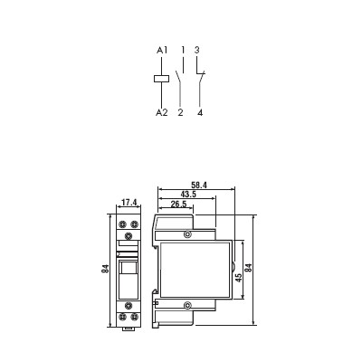 FINDER RELE MONOESTABLE MODULAR SERIE 22.23