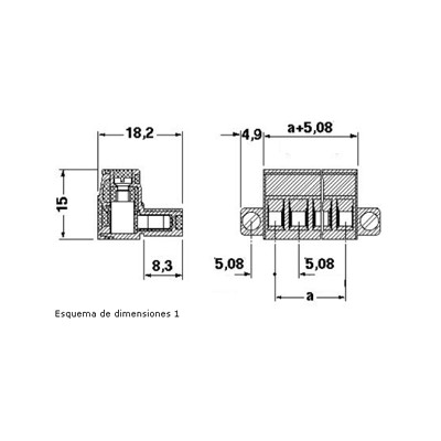 PHOENIX PARTES ENCHUFABLES MSTB 2,5/ 6-STF-5,08