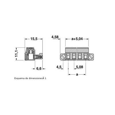 PHOENIX Conector enchufable para placa de circuito impreso