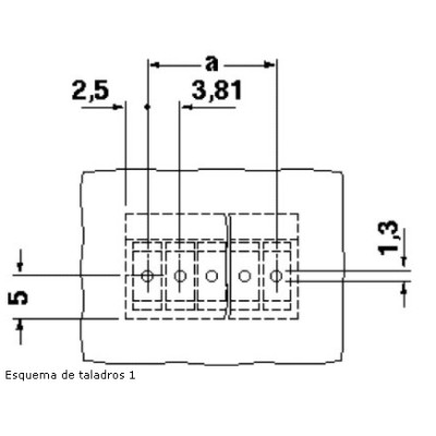 PHOENIX BORNE PARA TARJETA IDC 0,3/ 2-3,81