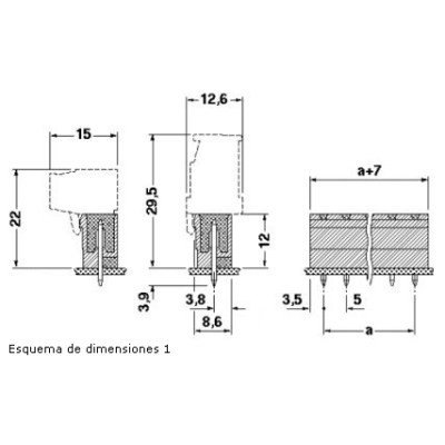 PHOENIX CARCASA DE BASE MSTBVA 2,5/ 5-G