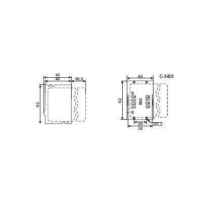 CEBEK Conector para tarjetas CHIP (C-7294)