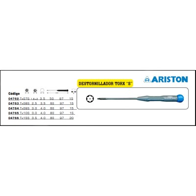 DESTORNILLADOR TORX "S"