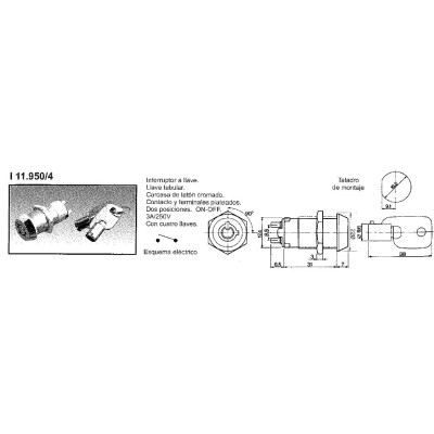 INTERRUPTOR A LLAVE