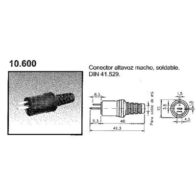 DH CONECTOR ALTAVOZ