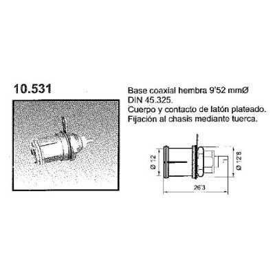 DH BASE COAXIAL HEMBRA