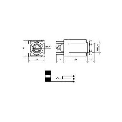 INDUVIL CONECTOR HEMBRA PANEL