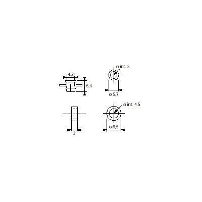 MIRILLAS PARA DIODOS LED DE 3 mm