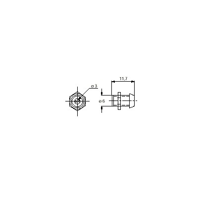 MIRILLAS PARA DIODOS LED DE 3 mm, 100 ud