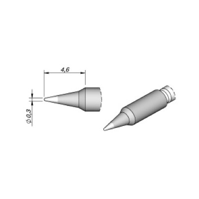 JBC CARTUCHOS CON PUNTAS PARA T210, 10 ud