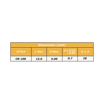 RESISTENCIA CARBON 1 W 5%, 5 ud