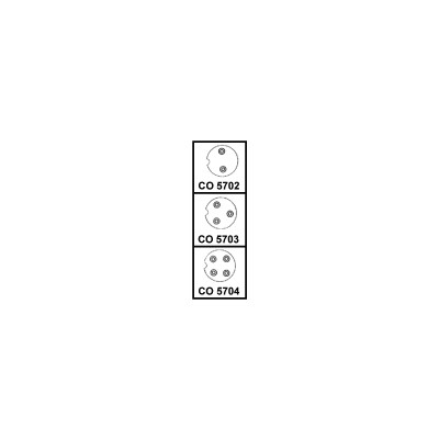 ARISTON CONECTOR MICRÓFONO MACHO AÉREO