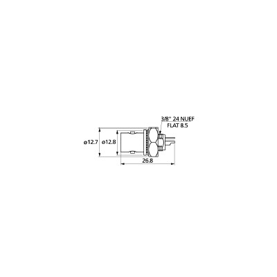 ARISTON CONECTOR BNC HEMBRA PANEL