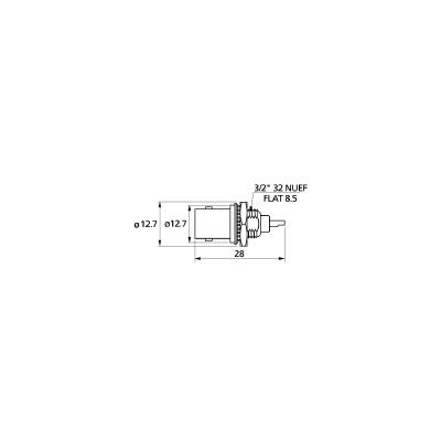 ARISTON CONECTOR BNC HEMBRA PANEL