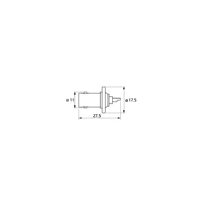 ARISTON CONECTOR BNC HEMBRA PANEL