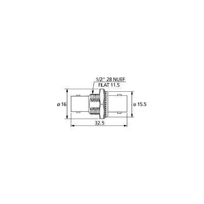 ARISTON CONECTOR BNC PROLONGADOR