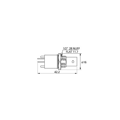 ARISTON CONECTOR BNC HEMBRA PANEL