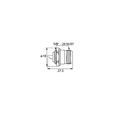 CONECTOR N HEMBRA PANEL