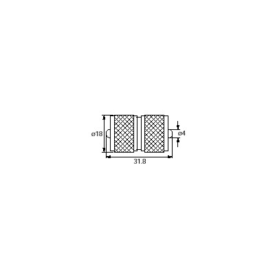 CONECTOR UHF PROLONGADOR