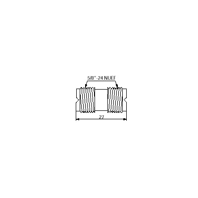 CONECTOR UHF PROLONGADOR