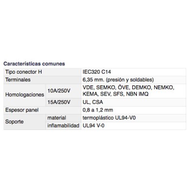 DH BASE DE CONEXIÓN IEC EMPOTRABLE