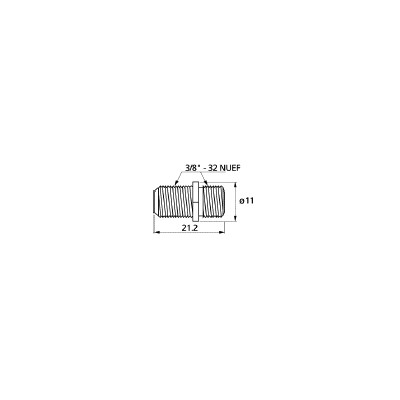 CONECTOR F PROLONGADOR