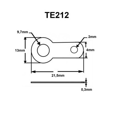 ARISTON TERMINAL PLANO DE LATÓN, 5 ud