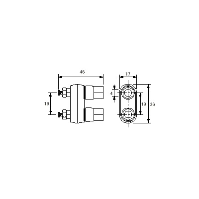 ARISTON BORNES DOBLE PASO 4 mm