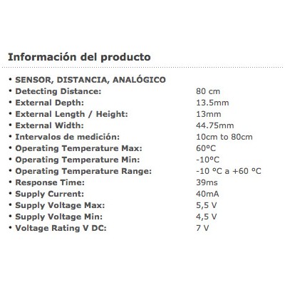 SENSOR DE DISTANCIA