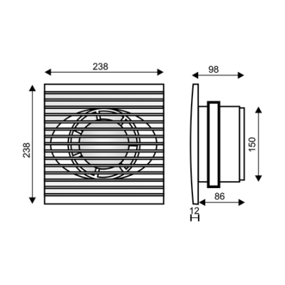 ASPIRADOR PARA BAÑOS