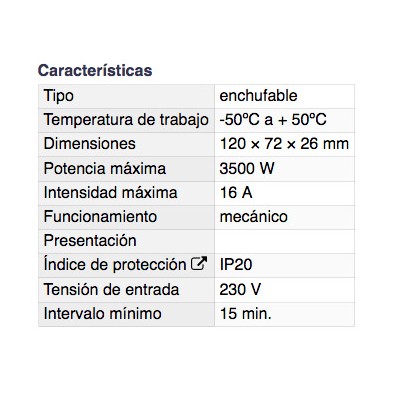 DH PROGRAMADOR MECÁNICO DIARIO