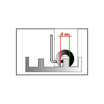 DH TOPE PARA VENTANAS Y PUERTAS CORREDERAS